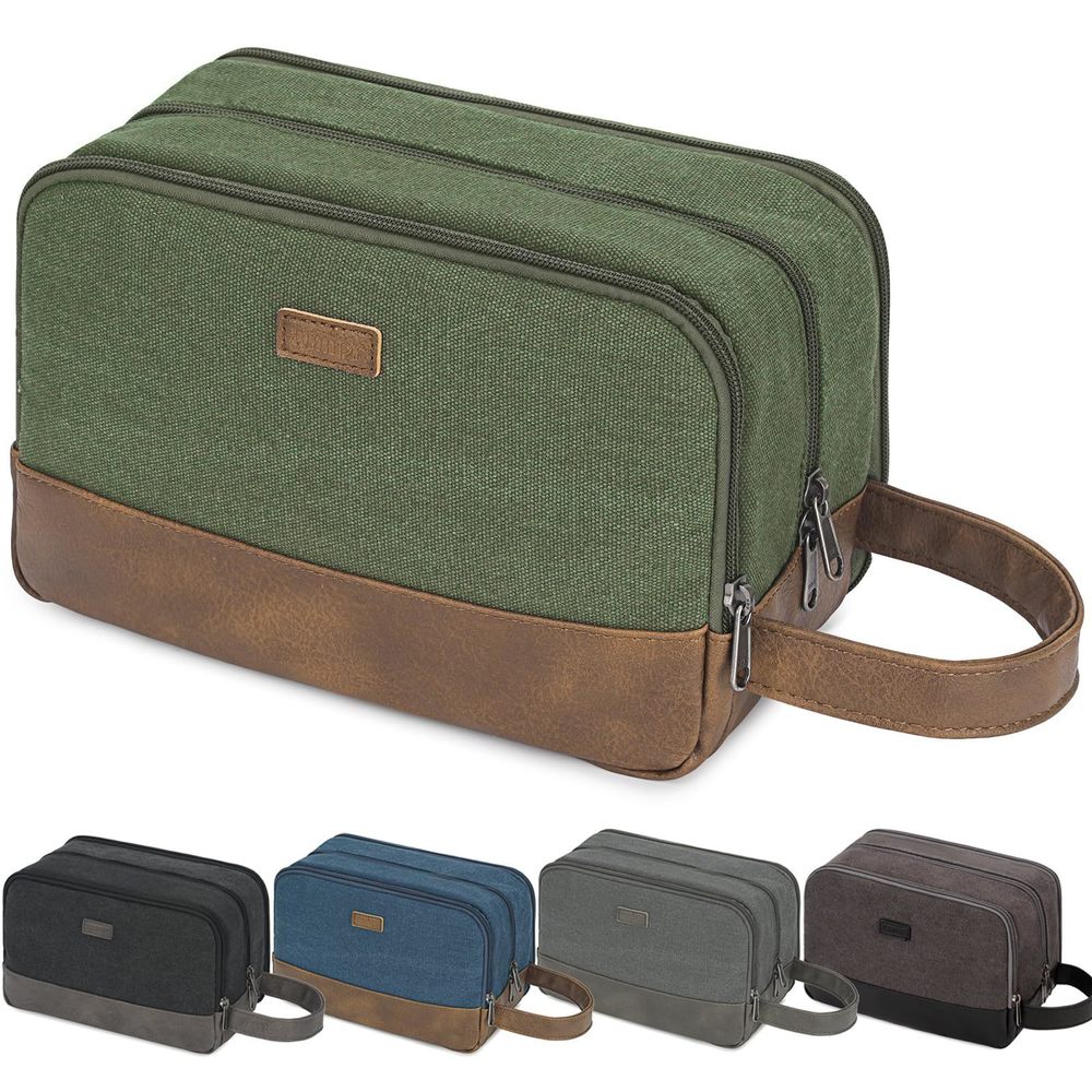 Travel Toiletry Bag For Men Large Toiletries Shaving Bag Water Resistant🙉
